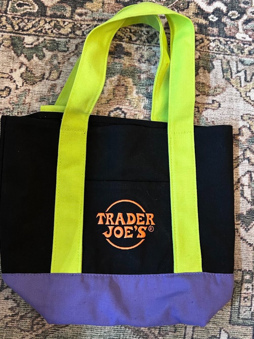 Limited Edition Trader Joe's Trick or Treat Canvas Tote Bag
